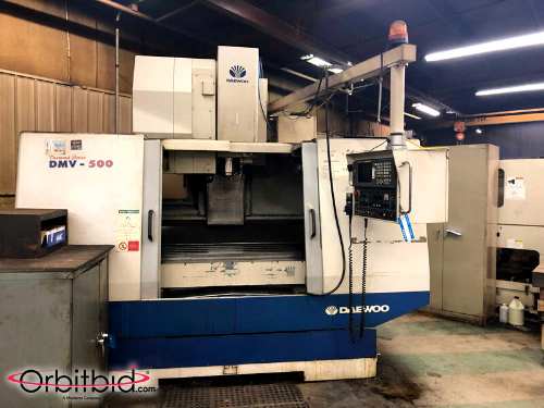 Daewoo model DMV-500, Diamond Series CNC vertical machining center